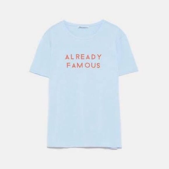 Zara Already Famous Graphic Tee - Picture 2 of 6